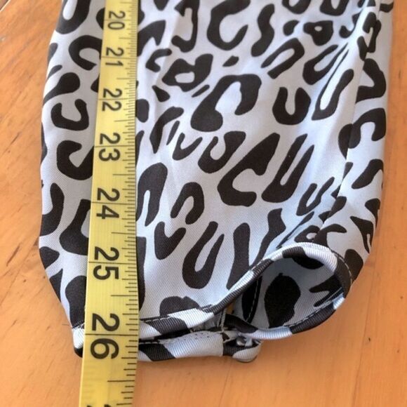 Rebecca Minkoff Angelina Leopard Print Tie Waist Blouse Size Small - Picture 14 of 15